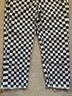 Current Mood Checkered-gingham Black White Casual Pants Size M - photo 12