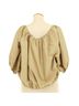 DÔEN 100% Cotton Tan Short Sleeve Blouse Size XXL - photo 2