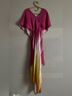 Maje Print Pink Yellow Casual Dress Size 10 - photo 7