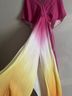 Maje Print Pink Yellow Casual Dress Size 10 - photo 6