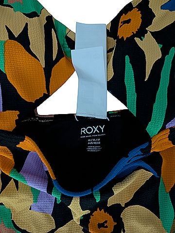 Roxy anthracite flowers One Piece Swimsuit (view 2)