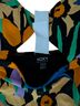 Roxy 93% Nylon 7% Elastane 100% Polyester Floral Multi Color One Piece Swimsuit Size M - photo 2
