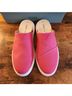 TOMS 100% Canvas Pink Mule/Clog Size 8 - photo 3
