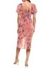 Socialite 100% Polyester Floral Pink Cocktail Dress Size XS - photo 2