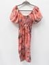 Socialite 100% Polyester Floral Pink Cocktail Dress Size XS - photo 5
