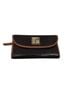Dooney & Bourke 100% Leather Snake Print Animal Print Color Block Brown Black Leather Wallet One size - photo 1
