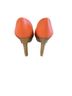 Miucha 100% Leather Orange Heels Size 7 - photo 2