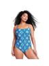Rhode X Target Floral Blue Multi Color One Piece Swimsuit Size M - photo 1