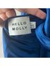 Hello Molly 100% Polyester Solid Blue Casual Dress Size 4 - photo 3