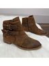 Born 100% Suede 100% Leather Brown Ankle Boots Size 6 - photo 4