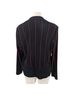 MING WANG 100% Acrylic Stripes Black Pink Cardigan Size M - photo 2