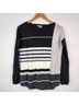 Vince. Stripes Black Gray Casual Sweaters Size XS - photo 4