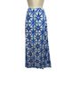 Michael Kors Floral Graphic Blue White Casual Skirt Size M - photo 1