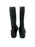 Stuart Weitzman Black Rain Boots Size 7 - photo 6