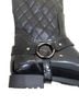Stuart Weitzman Black Rain Boots Size 7 - photo 2