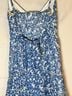B. Darlin 100% Polyester 100% Polyester Floral Blue White Casual Dress Size 9 - photo 3