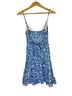 B. Darlin 100% Polyester 100% Polyester Floral Blue White Casual Dress Size 9 - photo 2