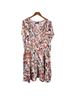 Chetta B 100% Polyester Aztec Or Tribal Print Red Blue Multi Color Casual Dress Size 2X - photo 1