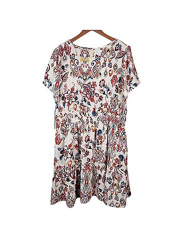 Chetta B Sea Breeze Fit & Flare Casual Dress (view 2)