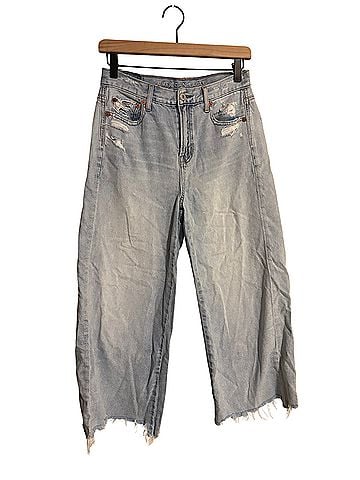 American Eagle Outfitters Wide Leg Crop Jeans (view 1)