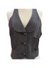 Amacello Houndstooth Black Gray Vest Size M - photo 1
