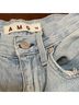 AMO 100% Cotton Solid Blue Jeans Size 24 waist - photo 4