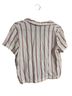 Universal Thread Stripes White Red Short Sleeve T-Shirt Size XS - photo 2