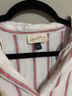 Universal Thread Stripes White Red Short Sleeve T-Shirt Size XS - photo 3