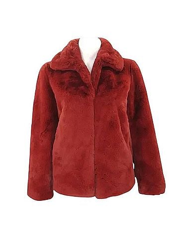 Bernardo Faux Fur Plush Jacket Jacket (view 1)