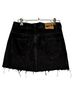 White Fox Black Denim Skirt Size XS - photo 2