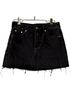 White Fox Black Denim Skirt Size XS - photo 1