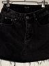 White Fox Black Denim Skirt Size XS - photo 3