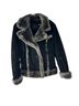 Steve Madden 100% Leather 100% Acrylic Black Jacket Size S - photo 1