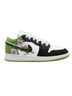 Nike 100% Leather Floral Multi Color Black White Green Sneakers Size 8 1/2 - photo 1