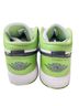 Nike 100% Leather Floral Multi Color Black White Green Sneakers Size 8 1/2 - photo 2