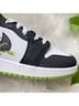 Nike 100% Leather Floral Multi Color Black White Green Sneakers Size 8 1/2 - photo 8