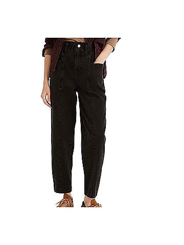 Madewell Paperbag Elastic Waist Jeans (view 1)