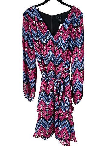 Tahari Blouson Sleeve V-Neck Casual Dress (view 1)