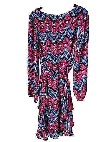 Tahari Blouson Sleeve V-Neck Casual Dress (view 2)