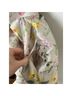 Marques'Almeida 100% Polyester Floral White Yellow Cocktail Dress Size 2 - photo 5