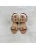 AMS Pure Solid Tan Sandals Size 7 - photo 5