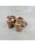 AMS Pure Solid Tan Sandals Size 7 - photo 10