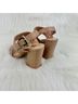 AMS Pure Solid Tan Sandals Size 7 - photo 9