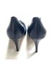 Madewell 100% Leather Blue Black Heels Size 8 - photo 7