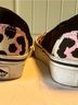 Vans Leopard Print Pink Orange Black Sneakers Size 7 1/2 - photo 3