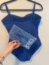 Eres 100% Polymide Blue One Piece Swimsuit Size 14 - photo 4