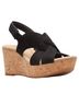 Clarks Solid Black Wedges Size 10 - photo 2