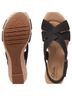 Clarks Solid Black Wedges Size 10 - photo 3