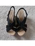 Clarks Solid Black Wedges Size 10 - photo 6