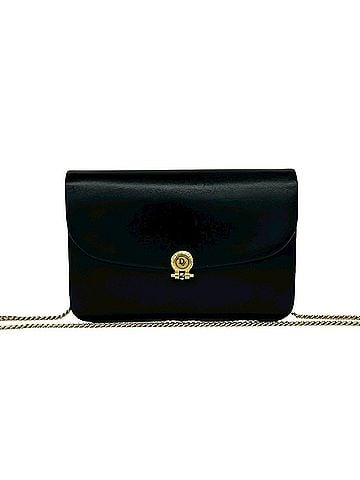 Christian Dior Christian Dior Vintage CD Logo Hardware Leather Mini Shoulder Bag Semi-Shoulder Black 20628 (view 1)